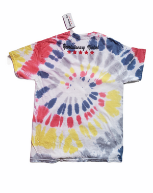 "Revolution by Any Means Necessary" Malcolm X Tye Dye t-shirt