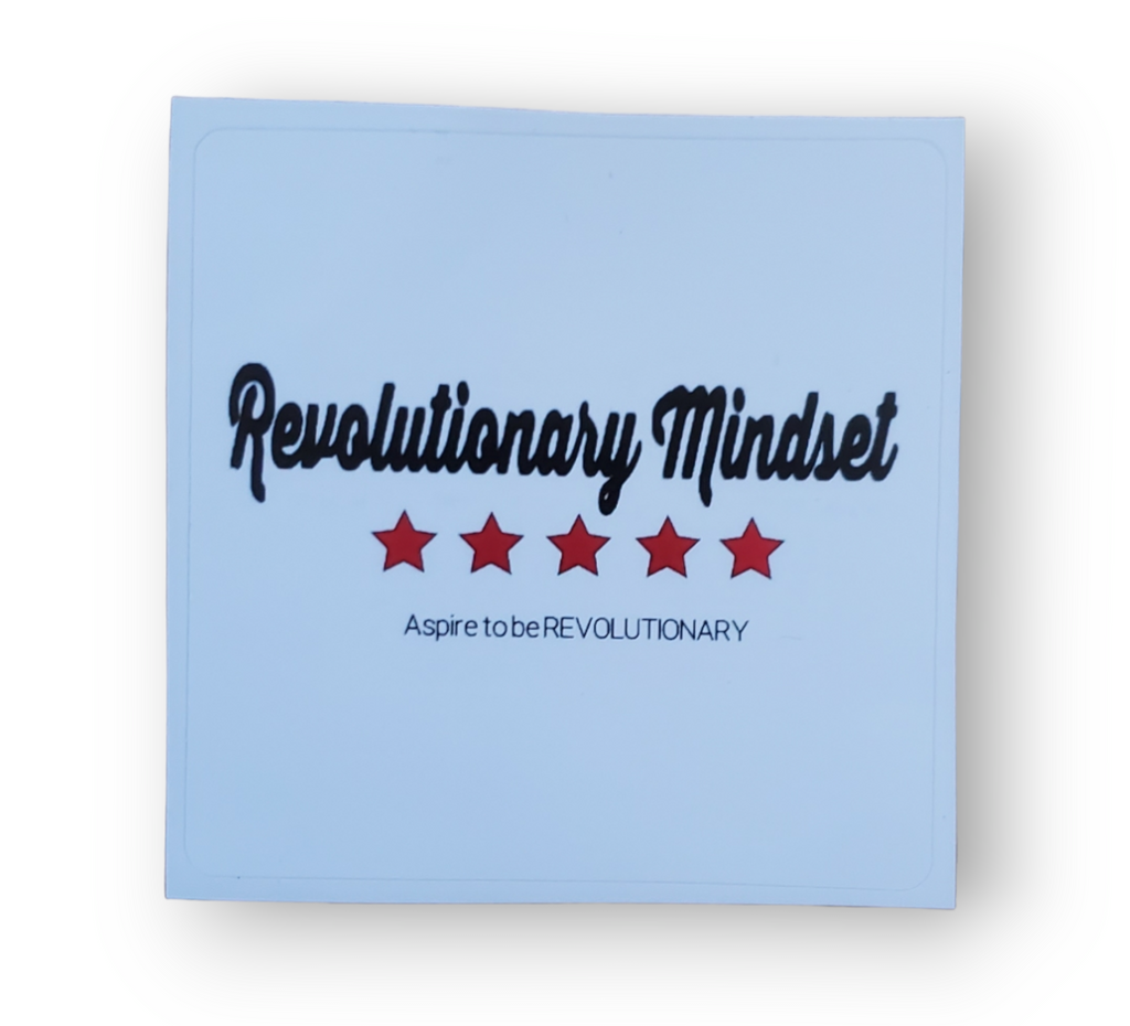 Revolutionary Mindset Logo Sticker